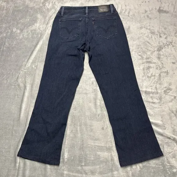 Levi's 529 Jeans Womens Size 29 Curvy Bootcut Stretch Blue Denim Mid Rise 29x29 - Picture 6 of 8